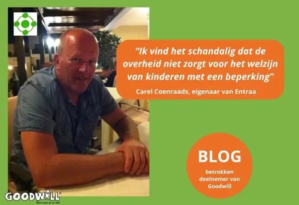 Blogartikel over Goodwill deelnemer Carel Coenraads